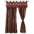 Wooded River Yellowstone Valance Rustic Wildlife Window Curtain Topper