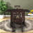 Space-saving Wood Dining Table Sets With Chairs, Extendable Espresso Design