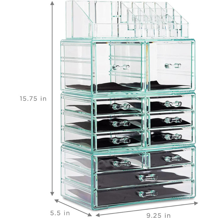 Sorbus Plastic 16 Compartment Makeup Organizer & Reviews