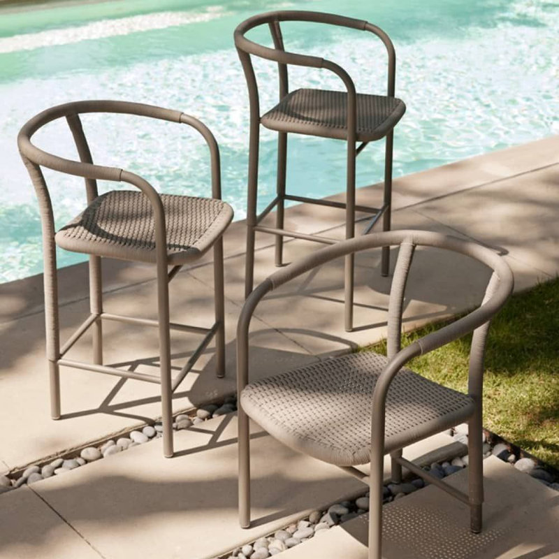 Feller Outdoor Bar Stool, 30"