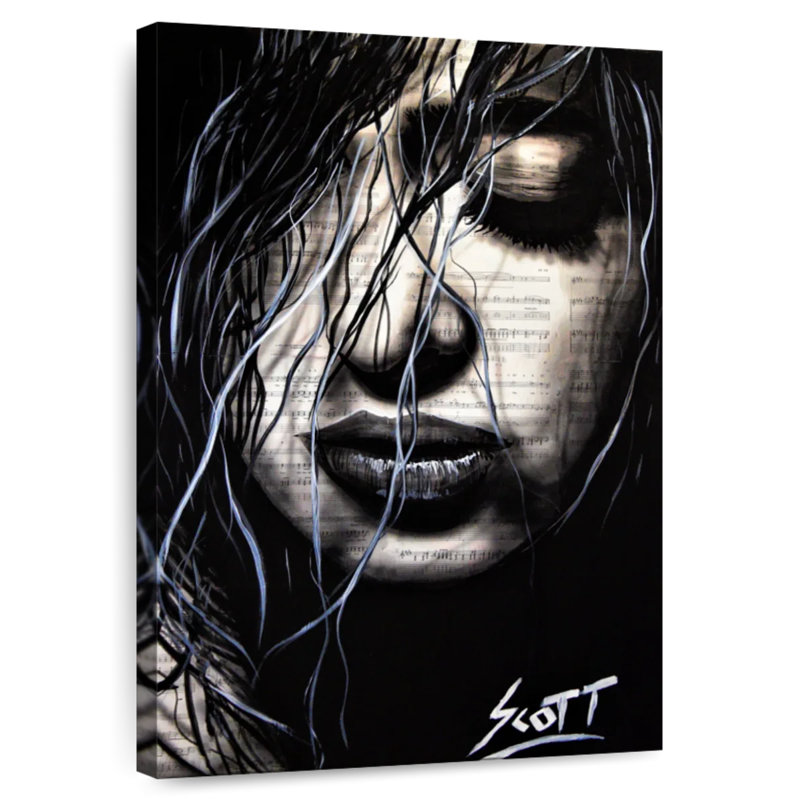 Leisha The Dark, 12" H x 8" W