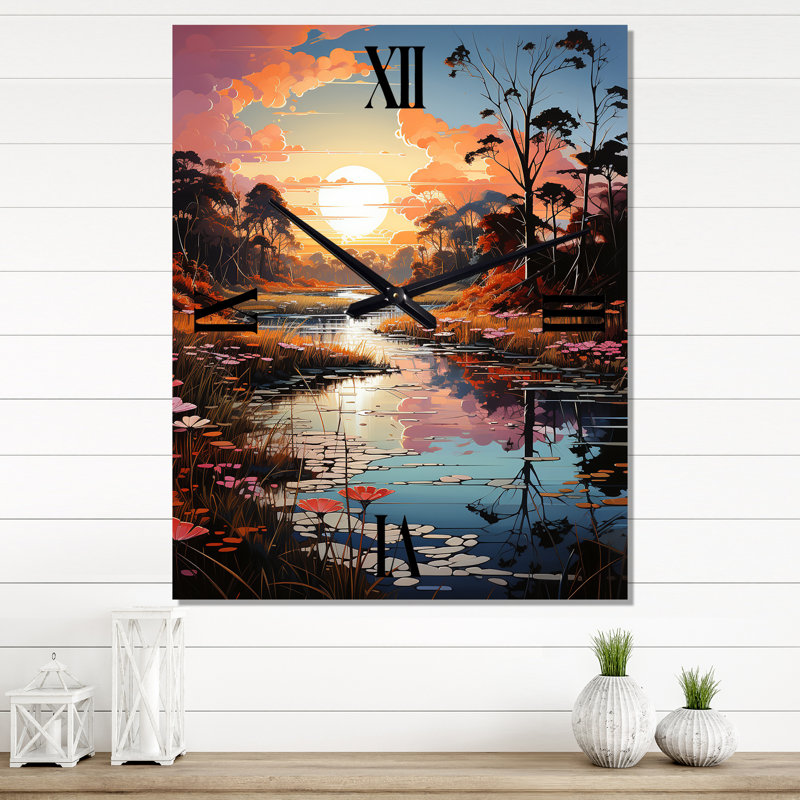 Tahlia - Horloges murales Lake River, Petit