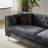 LUSPAZ Chesterfield Sofa, Button Tufted With Copper Nailhead Trim, Metal Legs, Modern Design-101184432-109788439