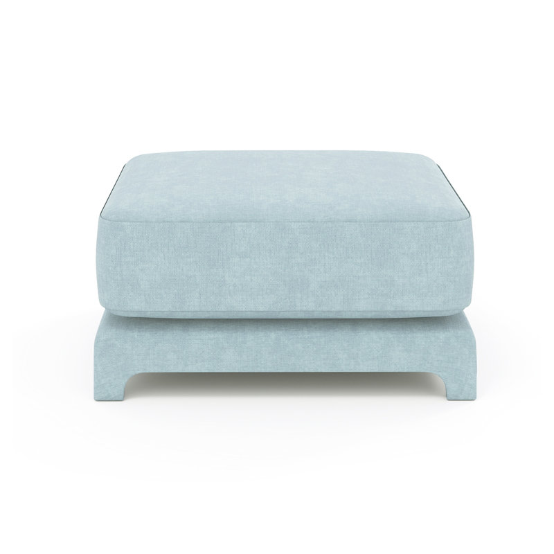 Tabouret de repose-pieds de salon 30 po, Bleu