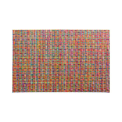 Restaurantware-Carmel Mesh 16 x 12 Inch Table Placemats, Set Of 6 Woven Washable Placemats - Heat Tolerant, No Stain, Kaleidoscope Vinyl Kitchen Placemats, Waterproof, Easy To Clean