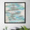 « blue regard (square) » par cassie studios-print