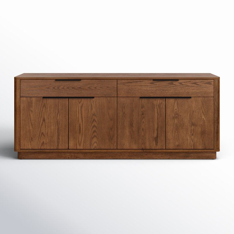 Gabrietta Media Console TV Stand, Medium Oak