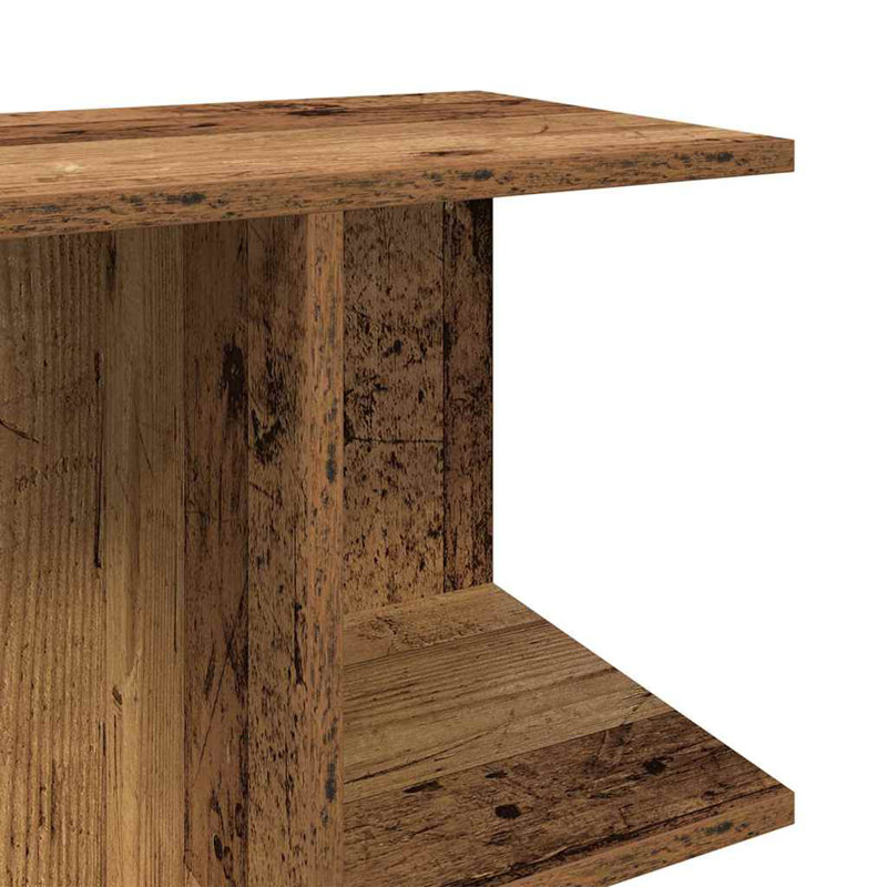 Sayaka 46.5 cm W Bedside Table, Old Wood, Set of 2