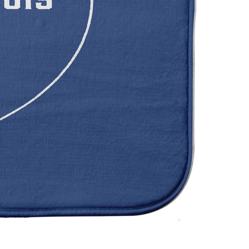 Tapis de bain Emily Gone, H 18 po x L 30 po, Bleu