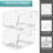 Sorbus 2 Pack Medium Clear Open Front Stackable Kitchen and Fridge Storage Bins
