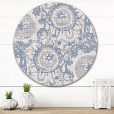 Vintage Blue Farmhouse Flower III " Vintage Blue Farmhouse Flower III " Color Photography Print