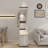 360° Rotating Storage Cabinet With Full-Length Mirror
