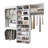 Modular Closet System, Versatile and Customizable Walk-In Design for Efficient Storage and Organization-124865293
