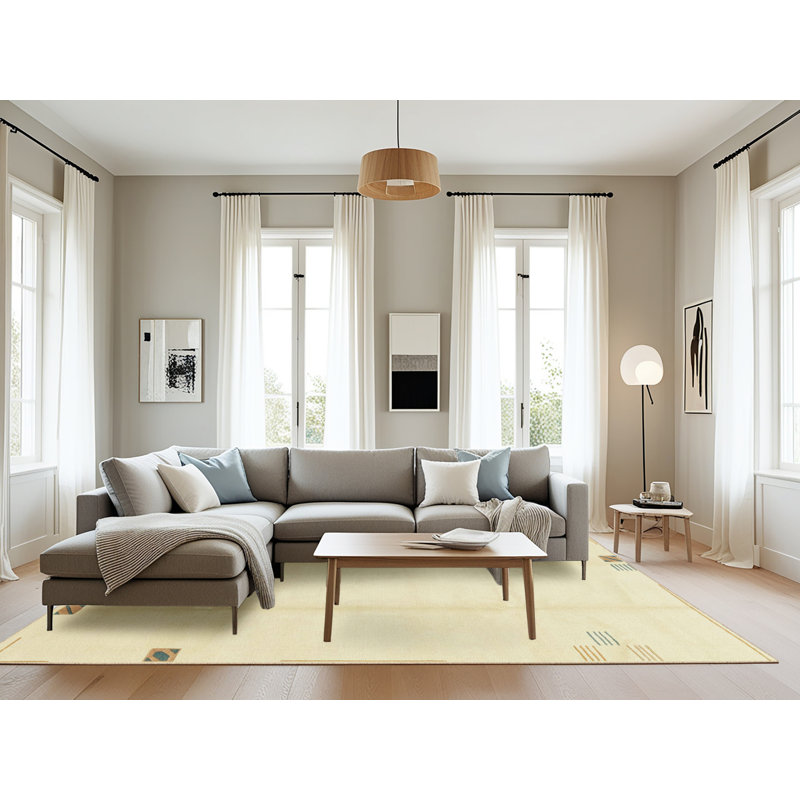 Tapis abstrait moderne 3437, Rectangle 8 pi x 10 pi