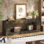 Table basse 63 po, console d'entrée en bois