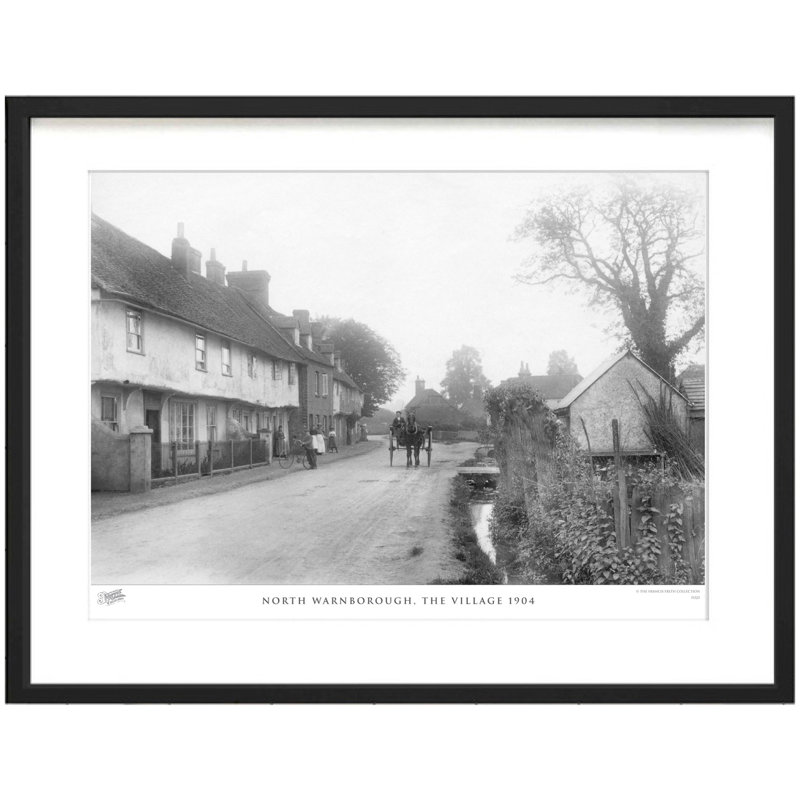 North Warnborough, The Village 1904 by Francis Frith - Single Picture Frame Print, 60cm H x 80cm W x 2.3cm D