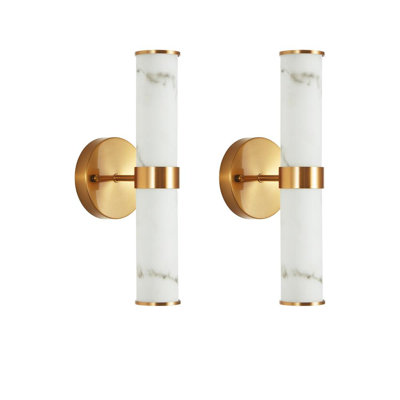 2 Piece Wall Sconce (Gold)