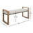 Carlacia Polyester Blend Upholstered Bench