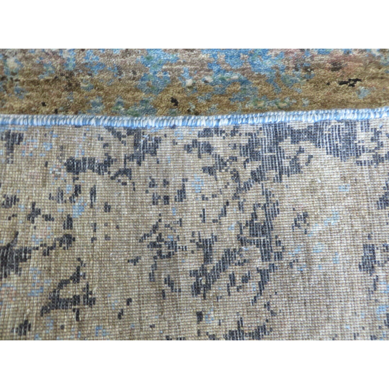 Tapis oriental moderne multicolore noué à la main 8 x 10 avec soie 10BEADD6AFBA4IE1BA047132B787F735