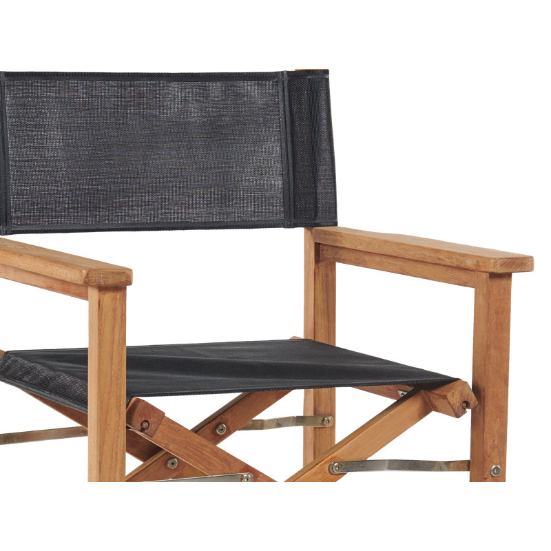 Folding Director Chair, Black