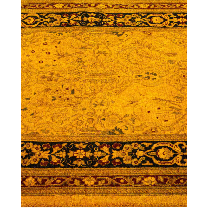 Tapis noué à la main unique en son genre Holsworth - doré