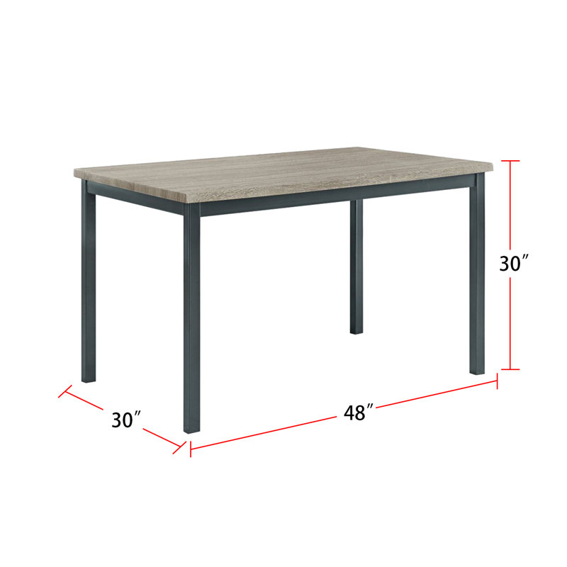 Abri Metal Base Dining Table