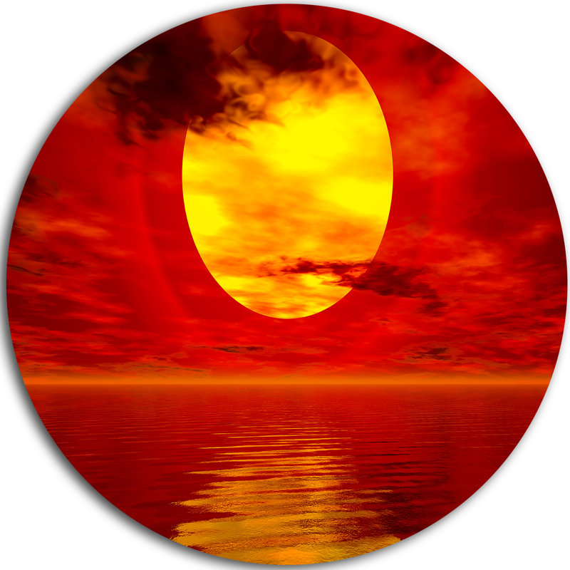 «Golden Sun Sink» - reproduction, H 36 po x l 36 po x P 1 po, Toile tendue