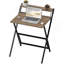 Bureau d'ordinateur pliable avec tablette pour moniteur-1409301221-1409301220