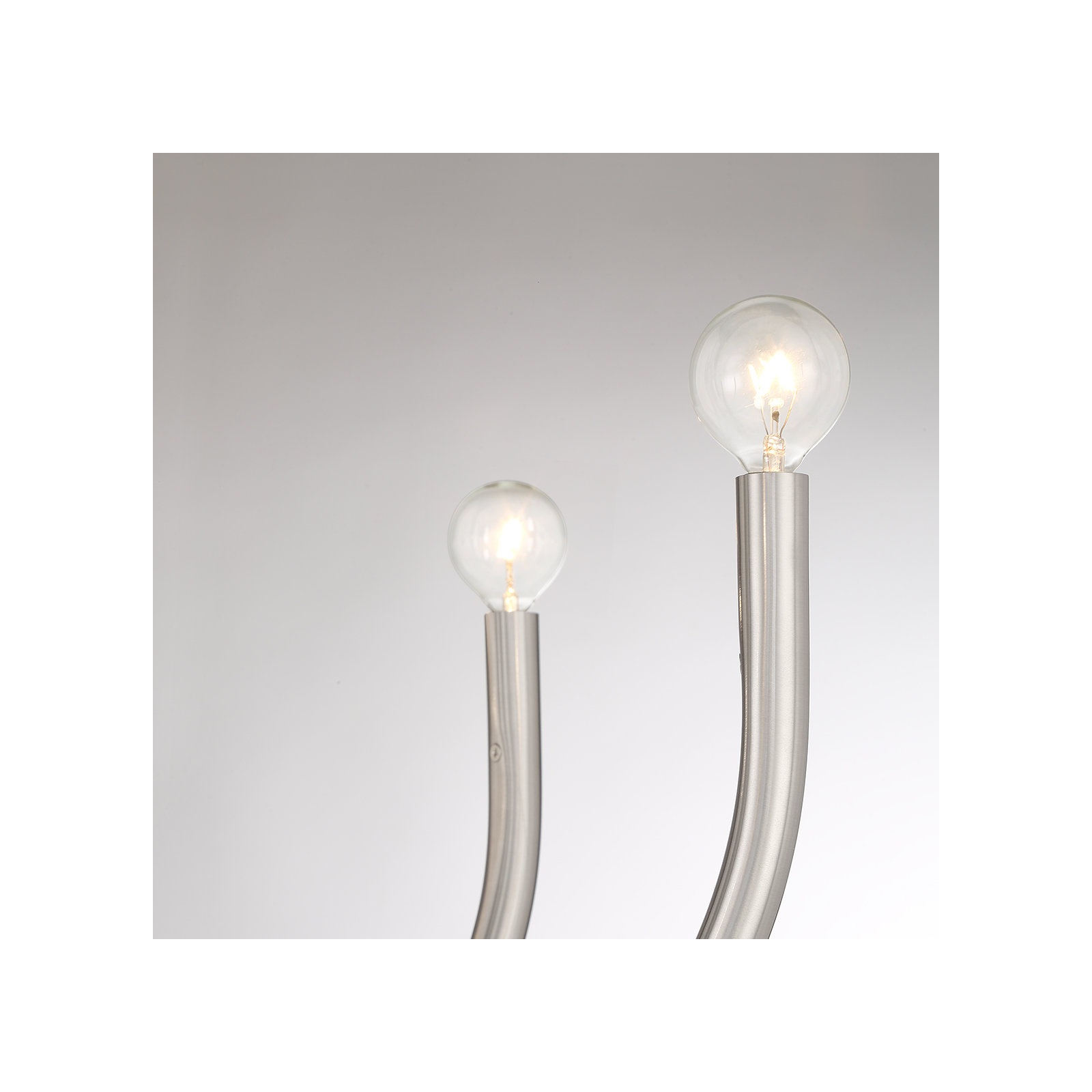 Sorrento 8-Light Chandelier, Satin Nickel