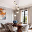 Lustre à 5 lumières pour plafond