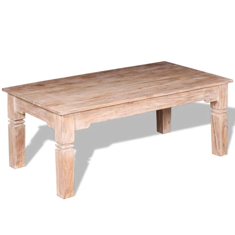 Martha Solid Wood Four Leg Coffee Table