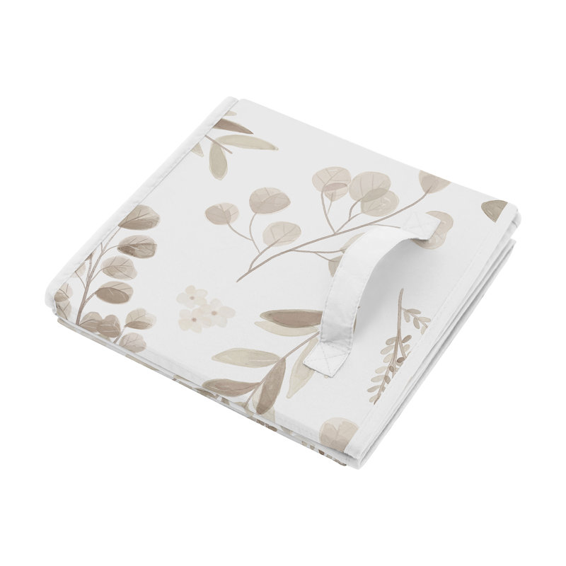 Boîte à jouets Botanical Leaf, Taupe