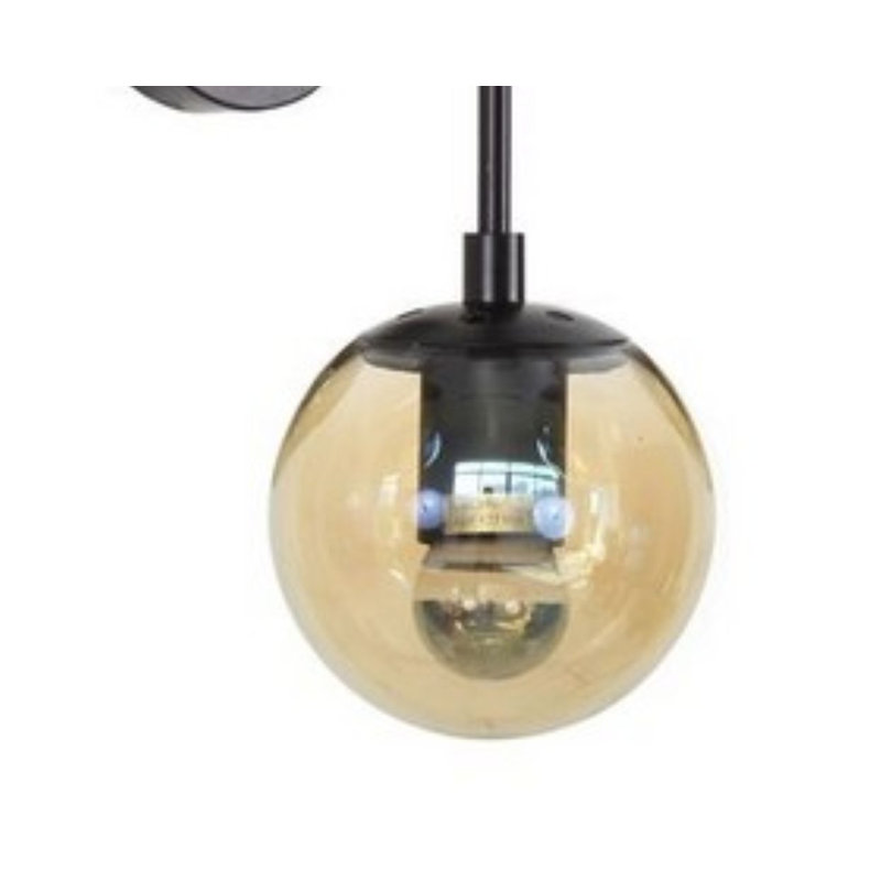 Industrial 2 Light Glass Globe Wall Sconce