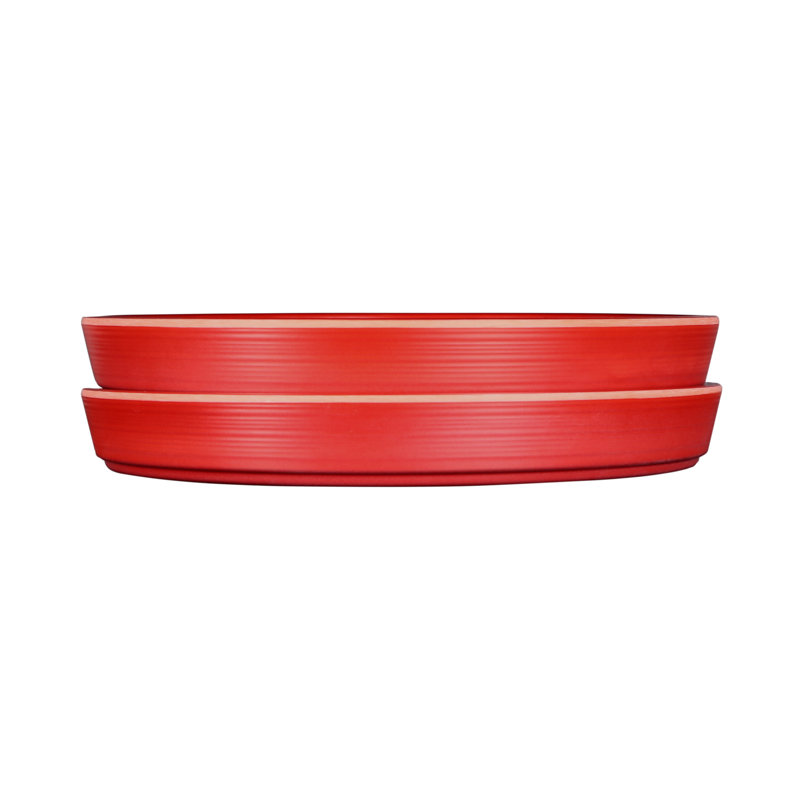 7 , Set of 6, Red