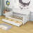 Kenzee Twin Size Three Drawers Wood Daybed-1386823460