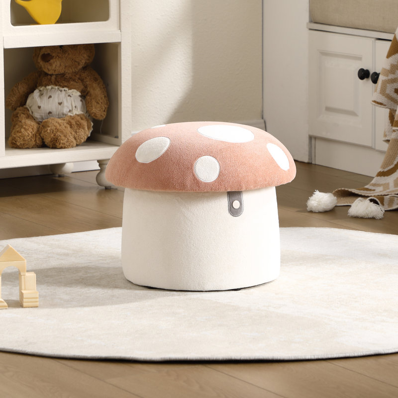 Children's Ottoman, Pink
