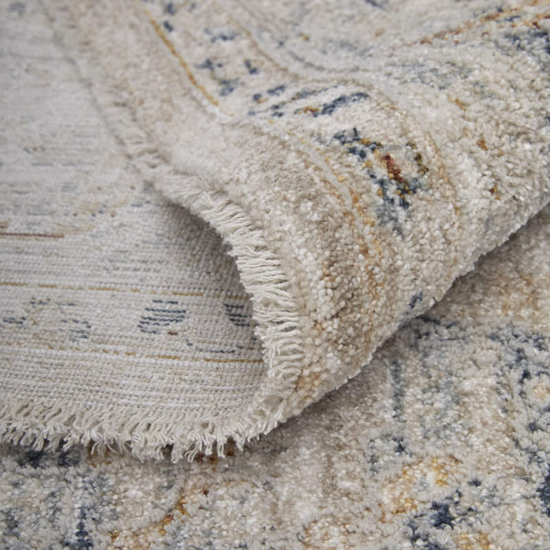 Rectangle Maximiano Oriental Machine Woven Polyester Area Rug, Rectangle 7'10" x 10'3"