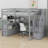 Loft Bed With Desk And Shelves, Two Built-In Drawers, Storage Staircase-869583723