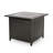Ernesto Square Aluminum Propane Fire Pit Table
