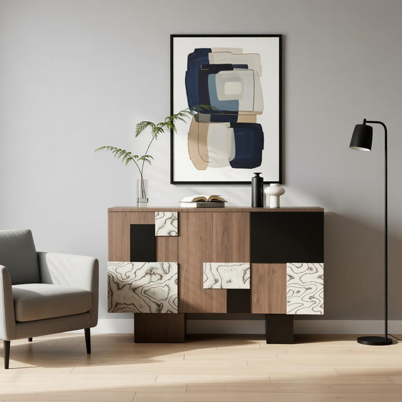 Boulware Buffet Table, 33.46" H x 47.24" W x 15.75" D
