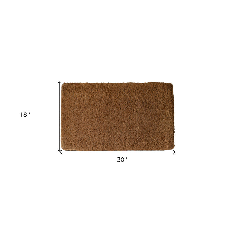 Paillasson 24 po x 39 po brun, 18"W X 30"L