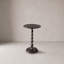 Table Alexander en métal martelé, noir-1369535170