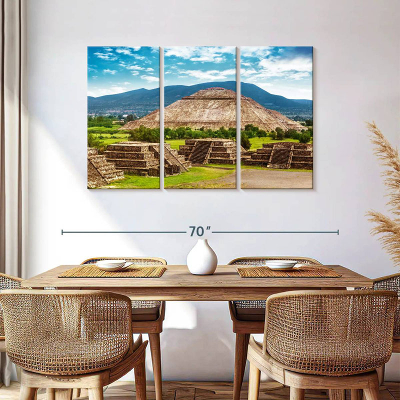 Lilie Aztec Pyramid, 36" H x 57" W