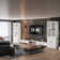 A Combination Of 2-Bookcase And Adjustable TV Stand With Drawers