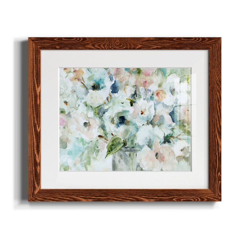 Blooming Softly - Reproduction de cadre photo sur papier, H 24 po x l 18 po x P 1,5 po, Érable