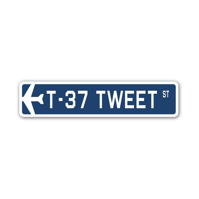 Plaque de rue Bouffard T-37, H 6 po x l 24 po x P 1 po