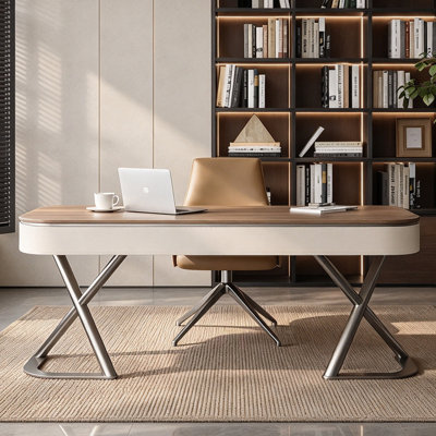 Modern minimalist lightweight luxury desk