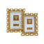 Gold Chain Set Of 2 Photo Frame