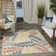 Lakesha Ivory Blue Modern Rug