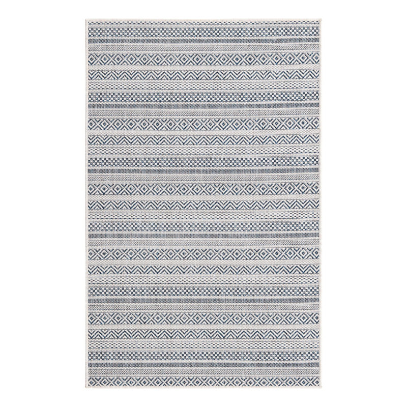 Tapis intérieur / extérieur en polypropylène tissé à la machine Evolet, Rectangle 3 pi 3 po x 5 pi 3 po